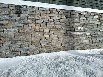 Copper mt ashlar -house facade 